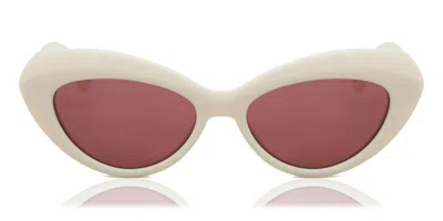 Lanvin Lnv648s 101 Women's Sunglasses White Size 53