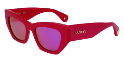 Lanvin Lnv651s 669 Women's Sunglasses Pink Size 51