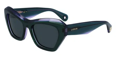 Lanvin Lnv663s 304 Women's Sunglasses Green Size 53