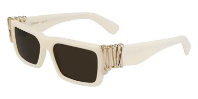 Lanvin Lnv665s 103 Women's Sunglasses White Size 54