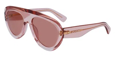 Lanvin Lnv666s 651 Men's Sunglasses Pink Size 57