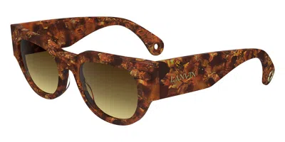 Lanvin Lnv670s 730 Men's Sunglasses Tortoiseshell Size 51