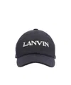 Lanvin Logo Baseball Cap In Black