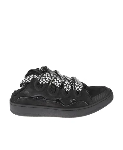 Lanvin Logo Casual Shoes In Black