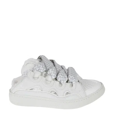 Lanvin Logo Casual Shoes In White
