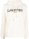 Lanvin Woman Sweatshirt Ivory Size S Cotton, Elastane In White