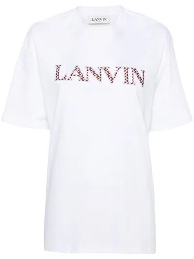 Lanvin Curb T-shirt In White