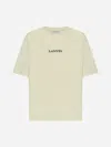 Lanvin Cotton Short-sleeved T-shirt In Quartz
