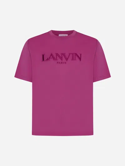 LANVIN LOGO COTTON T-SHIRT