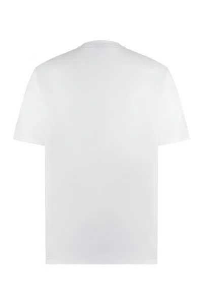 Lanvin Logo Cotton T-shirt In White