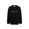 LANVIN LANVIN LOGO CURB SWEATSHIRT