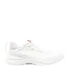 Lanvin Logo-detail Mesh Sneakers In White