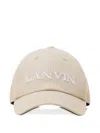 Lanvin Logo-embroidered Baseball Cap In Neutral