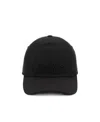 Lanvin Logo-embroidered Cap In Black