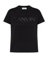 Lanvin Logo T-shirt In Black
