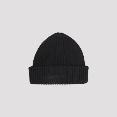Lanvin Logo Hat In Black