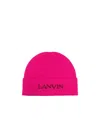 Lanvin Logo Hat In Pink