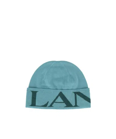 LANVIN LOGO KNITTED HAT