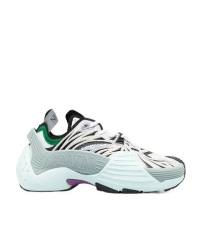 LANVIN LOGO-LACED CASUAL SNEAKERS