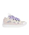 Lanvin Logo Low Upper Board Shoes In White