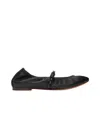 Lanvin Black Mary Jane Ballerina Flats In Black