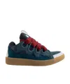 Lanvin Logo-patch Low-top Sneakers In Green