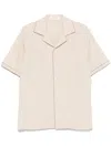 Lanvin Logo-patch Shirt In Neutrals