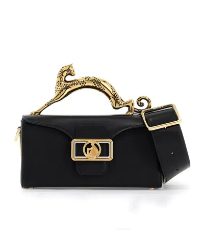 LANVIN LANVIN LOGO PLAQUE FOLDOVER TOP CROSSBODY BAG