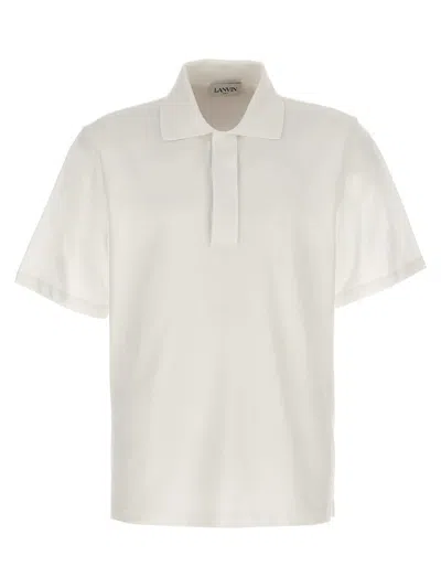 Lanvin Logo  Shirt Polo White