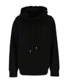 Lanvin Logo-print Drawstring Hoodie In Black