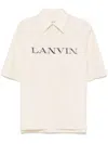 Lanvin Logo-print Shirt In Neutrals