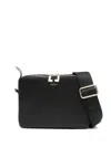 Lanvin Logo-print Shoulder Bag In Black