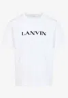 Lanvin Logo Print T-shirt In White