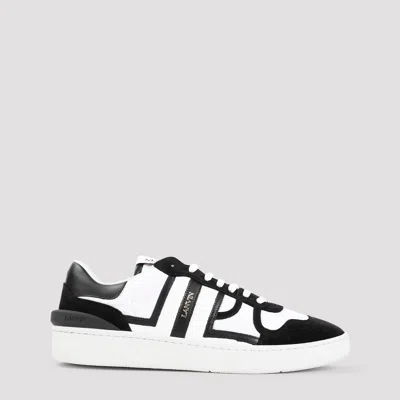 LANVIN LOGO PRINTED LACE-UP SNEAKERS