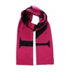 Lanvin Logo Scarf In Red