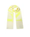 Lanvin Logo Scarf In White