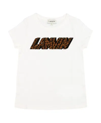 Lanvin Logo Short-sleeved T-shirt In Multicolor