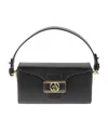 Lanvin Logo Shoulder Bag In Black
