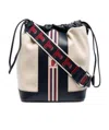 Lanvin Logo Shoulder Bag In Black