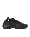 Lanvin Flash-x Low-top Sneakers - Men's - Polyester/polyurethane/rubber In Black