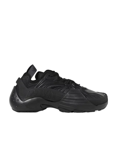 Lanvin Black Polyethylene Athletic Sneakers