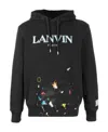 Lanvin Logo Sweater In Black