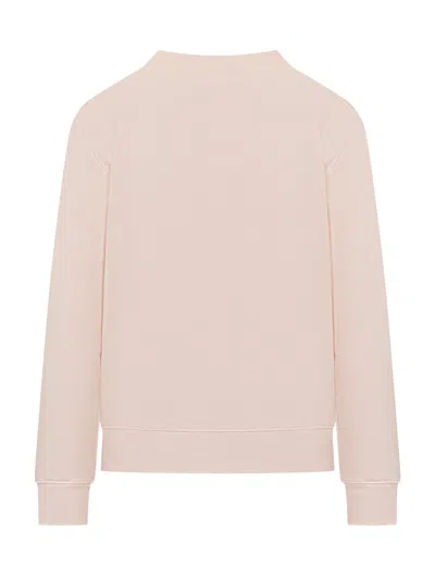 Lanvin Logo Sweatshirt In Powder Pink