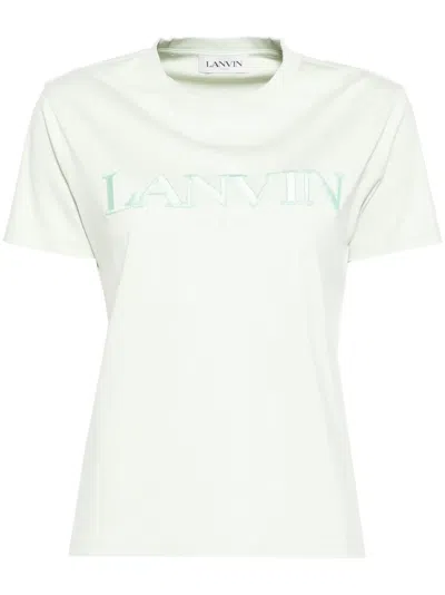 Lanvin Logo T-shirt In Green