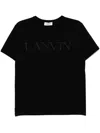 Lanvin Logo T-shirt In Schwarz