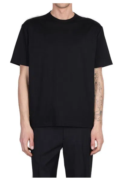 Lanvin Logo Tag Essential T-shirt In Black