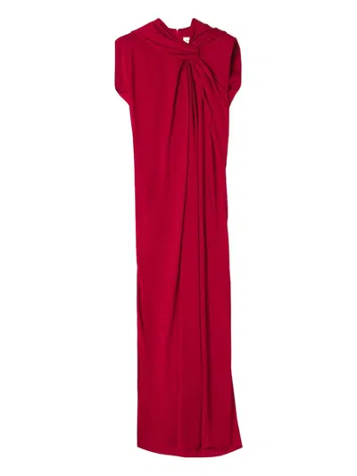 LANVIN LANVIN LONG DRAPED DRESS