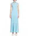 Lanvin Robe Longue Ajustee Pour Femme In Budgie