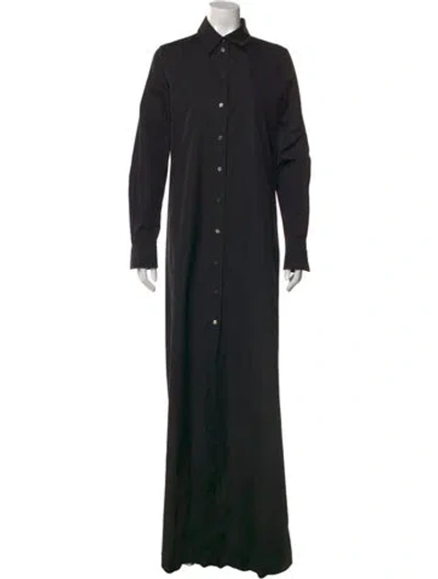Pre-owned Lanvin Long Dress W/ Tags In Black