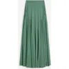 Lanvin Jersey Maxi Skirt In Meleze